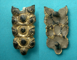 Avar, Strap End, Gold Gilt, c. 6th-7th Century AD